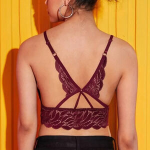 NEW! Floral Lace Angel Wing Stappy Bralette